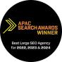London, England, United Kingdom agency StudioHawk wins Winner APAC Search Awards - &#39;Best Large SEO Agency&#39; - 2022, 2023, 2024 award